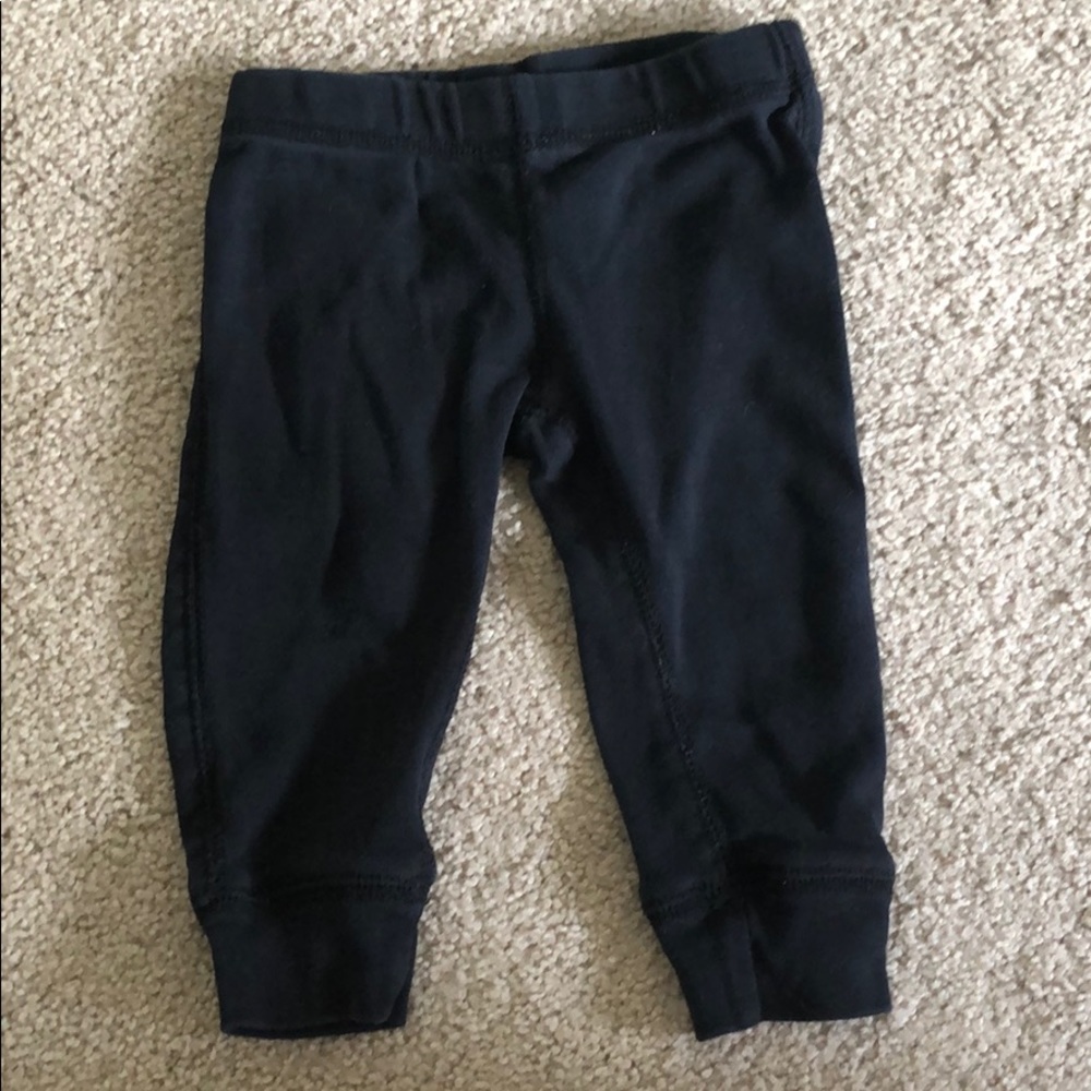 Primary Black Pant 6-9m